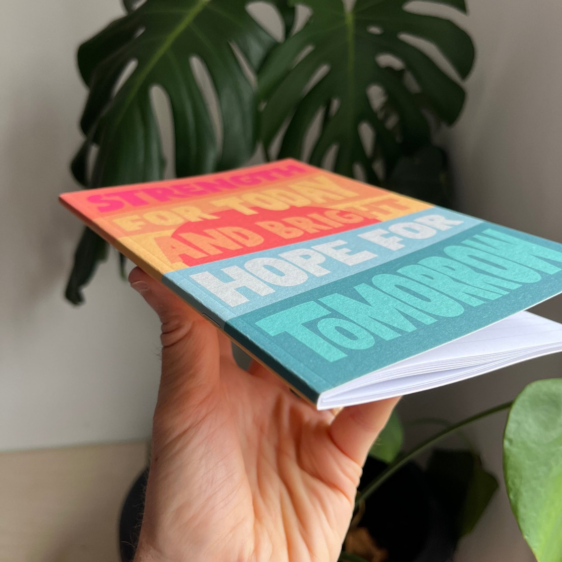A5 Notebook. Strength for today. - The Christian Poster Company