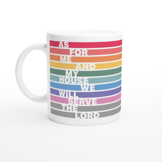 As for me and my house we will serve the Lord. Christian mug - The Christian Poster Company