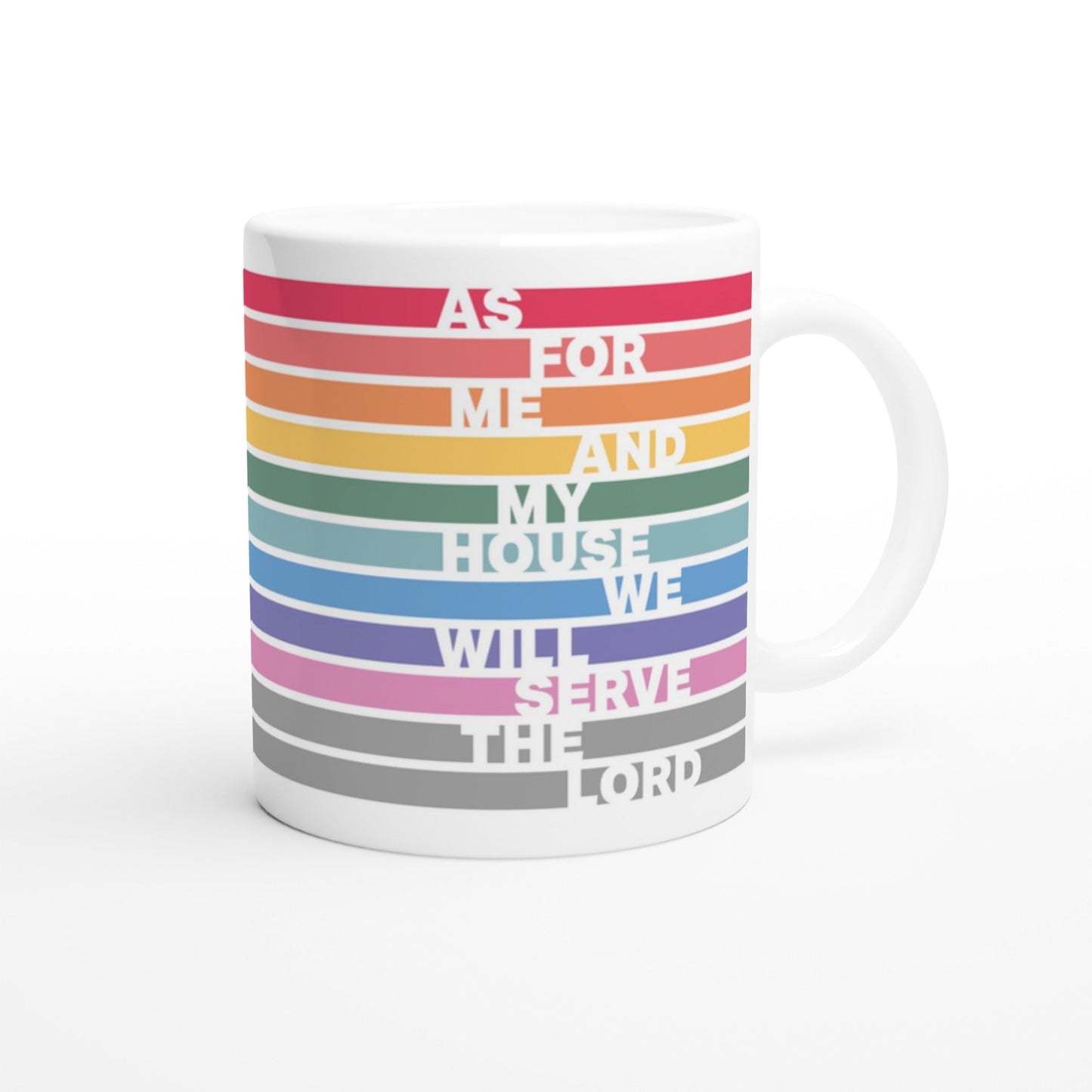 As for me and my house we will serve the Lord. Christian mug - The Christian Poster Company