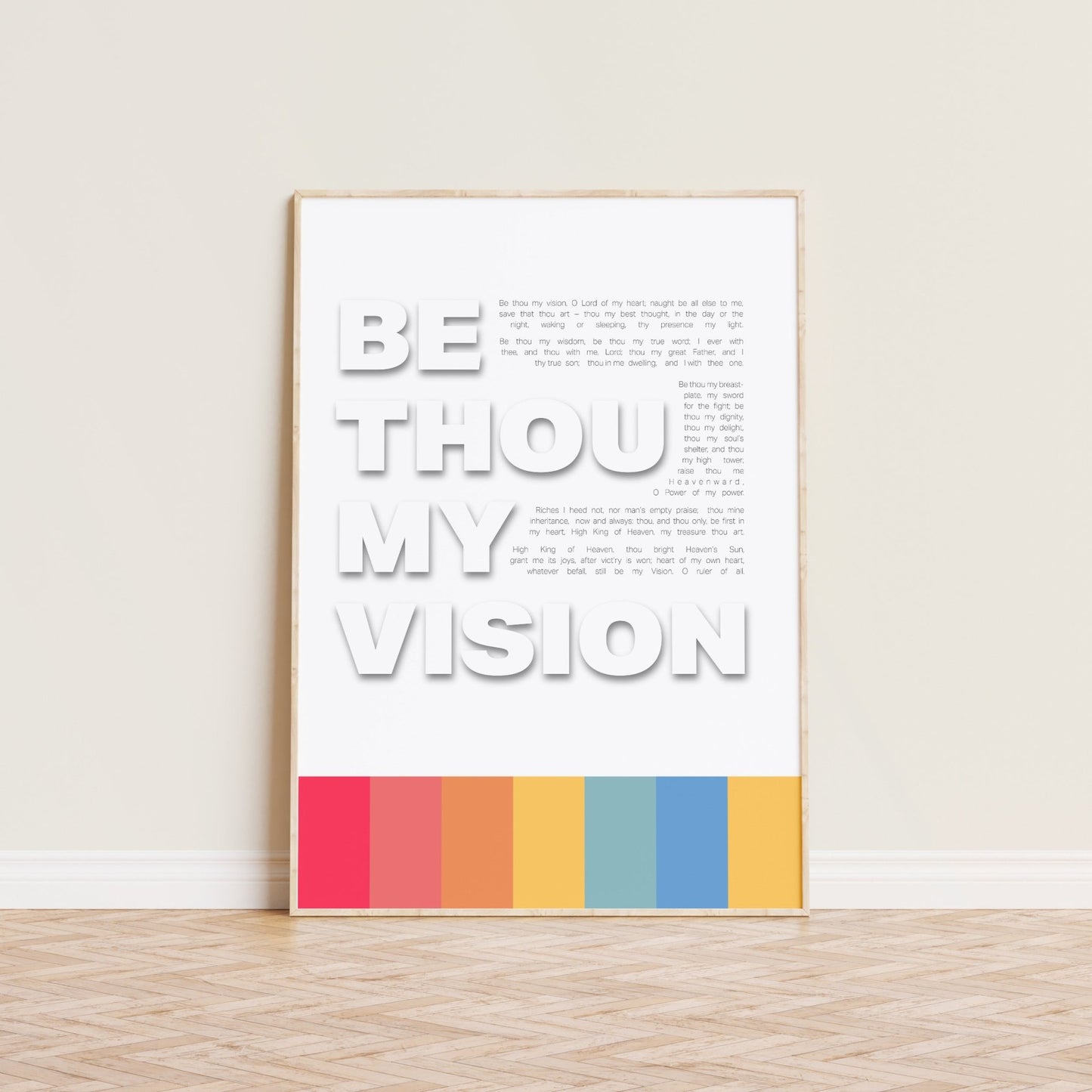 Be thou my vision poster - The Christian Poster Company