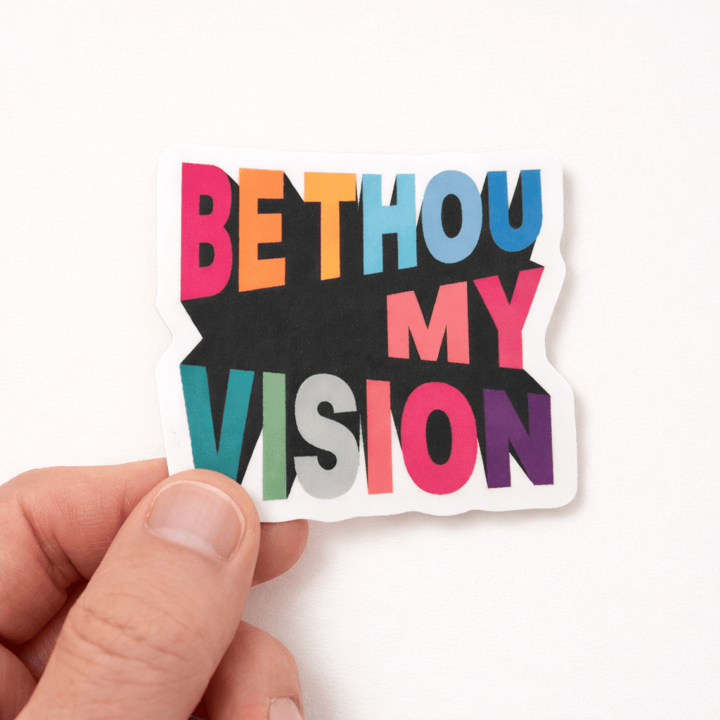 Be thou my vision sticker - The Christian Poster Company