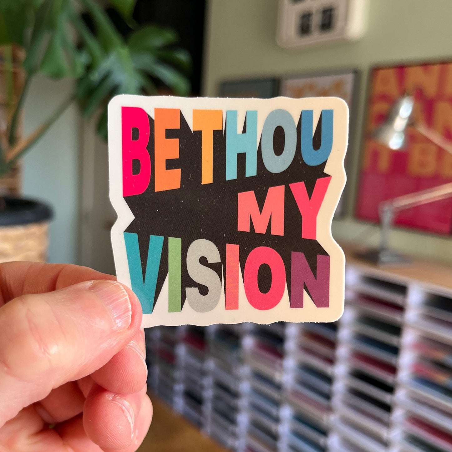 Be thou my vision sticker - The Christian Poster Company