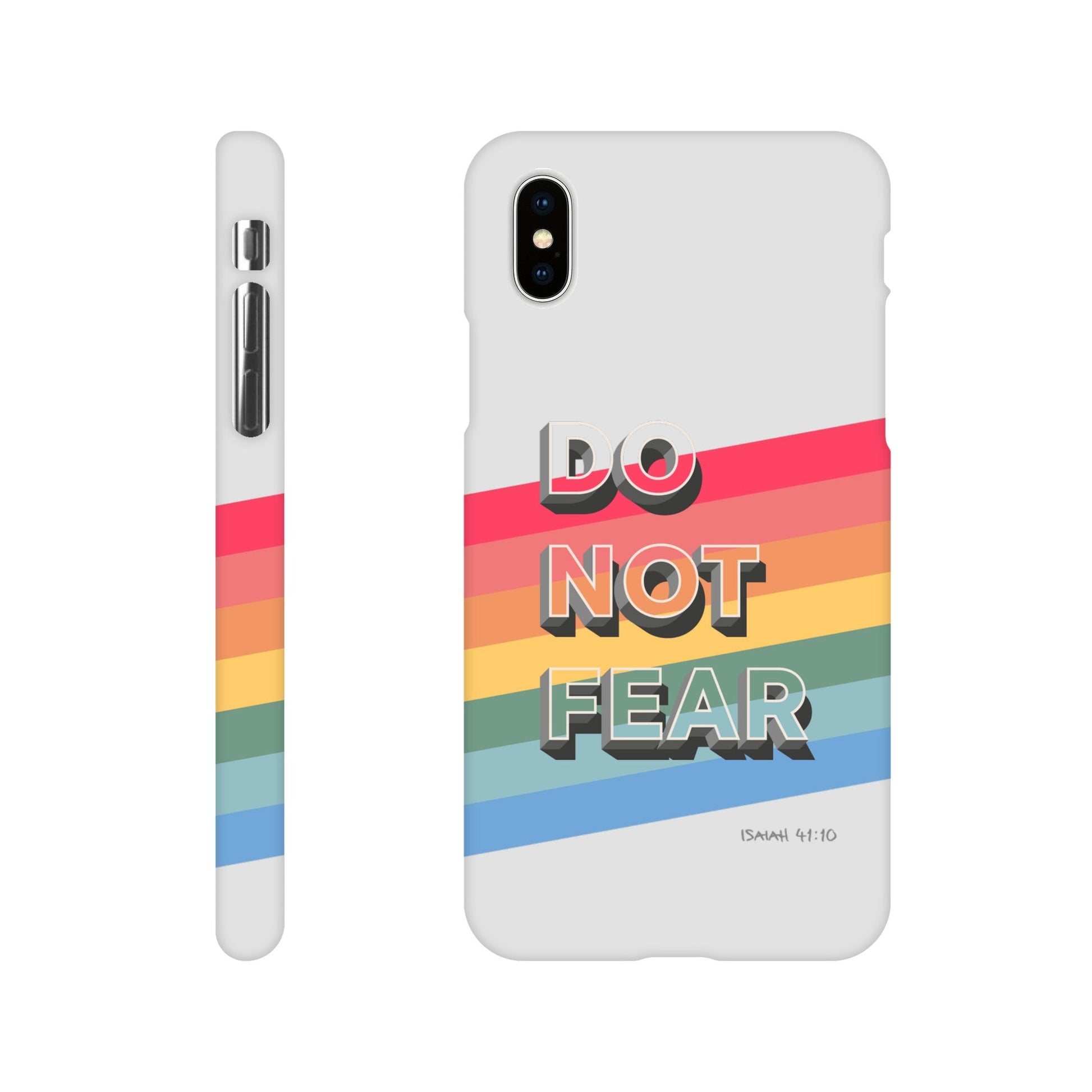 Do not fear. Isaiah 41 verse 10. Christian phone case. - The Christian Poster Company