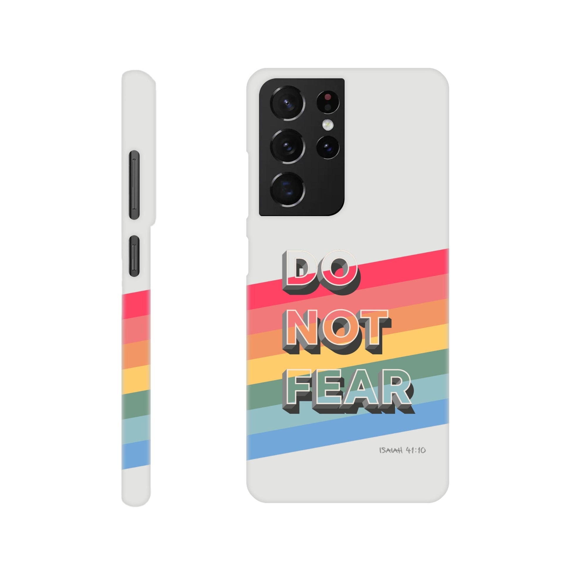Do not fear. Isaiah 41 verse 10. Christian phone case. - The Christian Poster Company