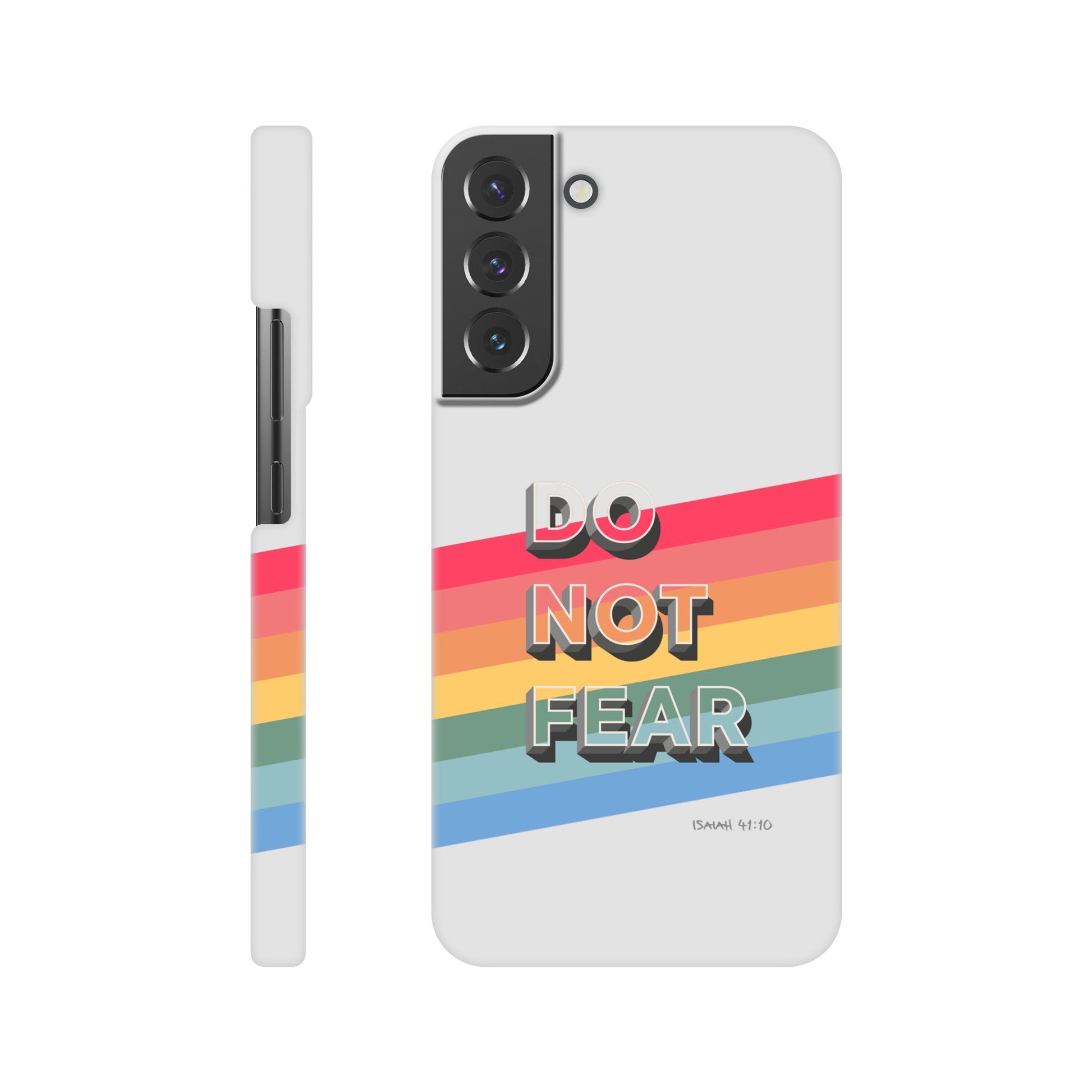 Do not fear. Isaiah 41 verse 10. Christian phone case. - The Christian Poster Company
