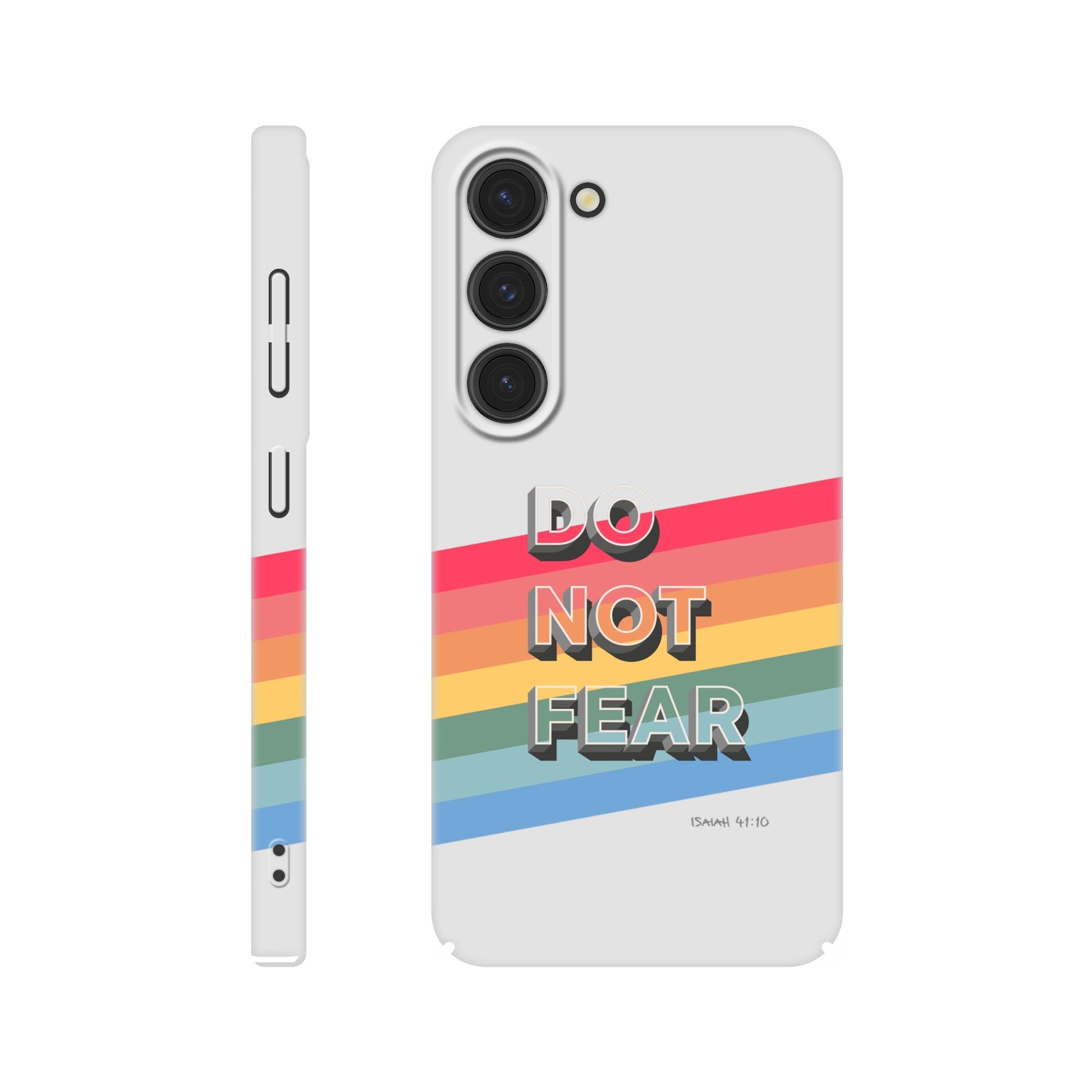 Do not fear. Isaiah 41 verse 10. Christian phone case. - The Christian Poster Company