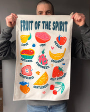 Fruit of the Spirit tea towel - The Christian Poster Company