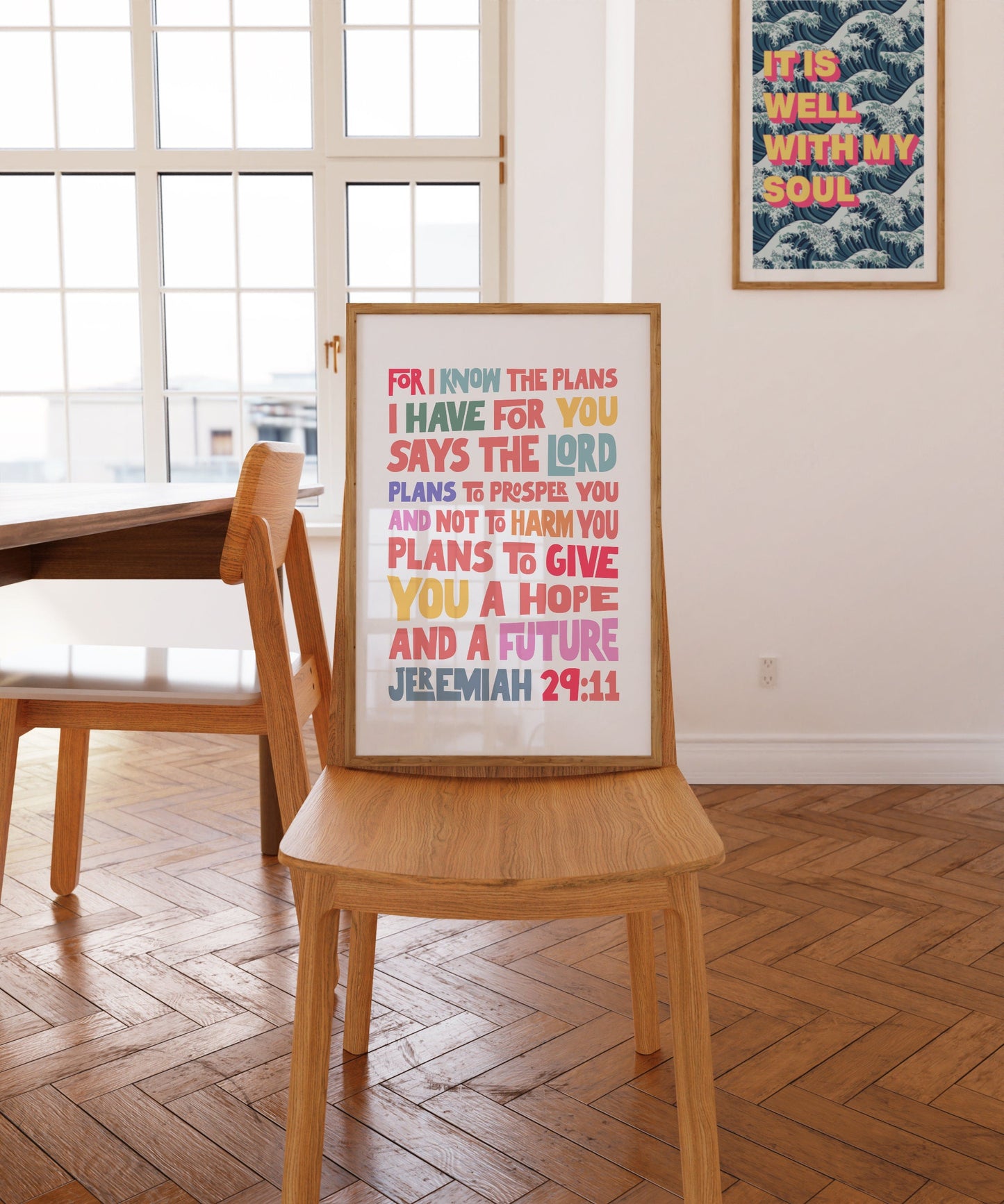 For I know the plans I have for you poster, Jeremiah 29 verse 11 print / poster.