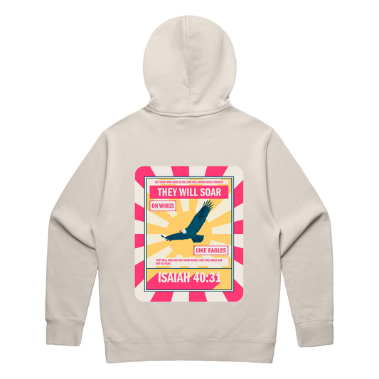 Isaiah 40 hoodie. Back printed. - The Christian Poster Company