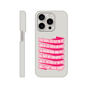 Isaiah 55 phone case. You will go out in joy and be led forth in peace. - The Christian Poster Company