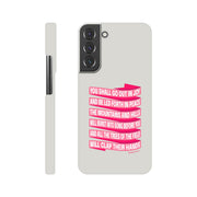 Isaiah 55 phone case. You will go out in joy and be led forth in peace. - The Christian Poster Company