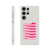Isaiah 55 phone case. You will go out in joy and be led forth in peace. - The Christian Poster Company