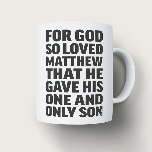 Personalised John 3:16 mug