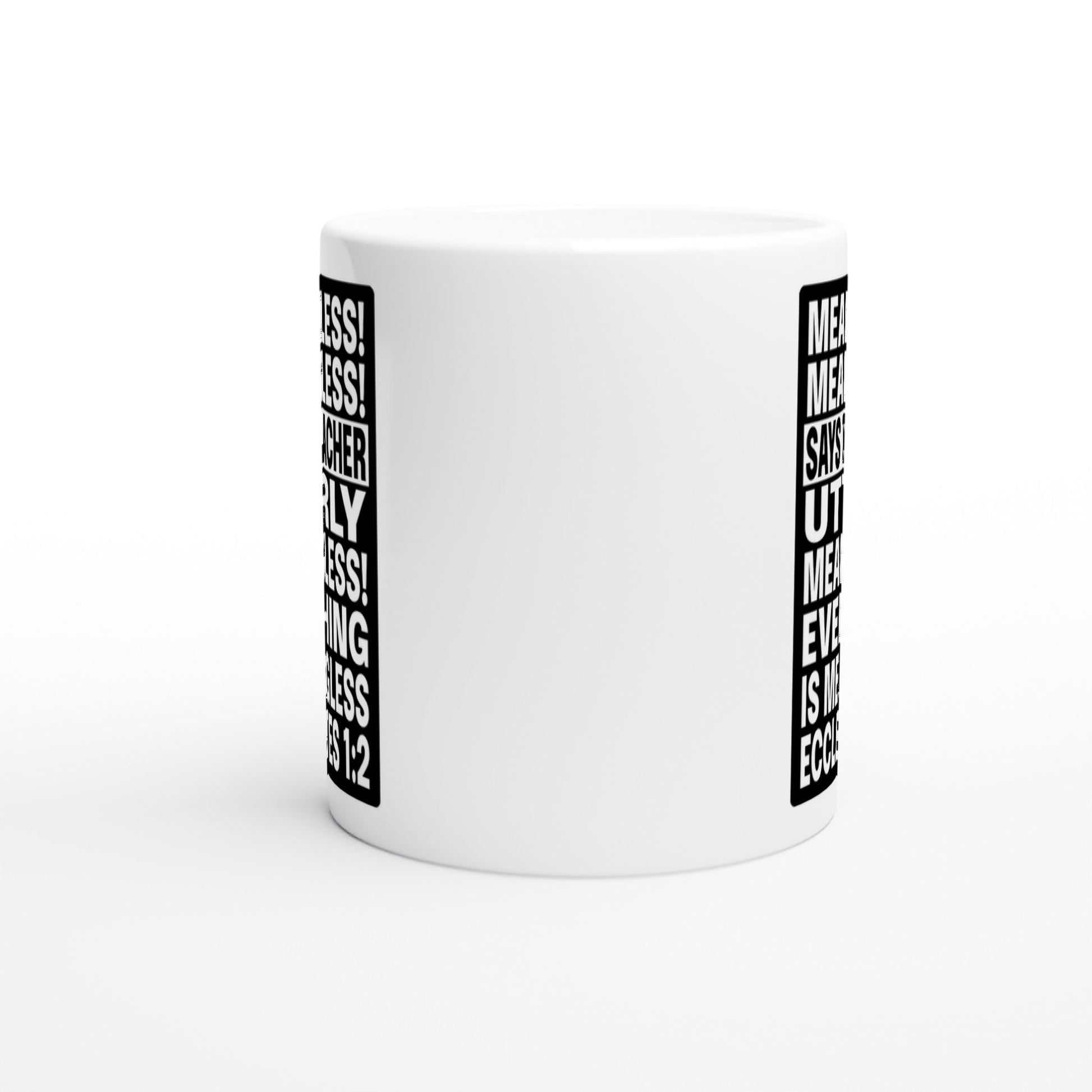 Meaningless! Ecclesiastes mug - The Christian Poster Company