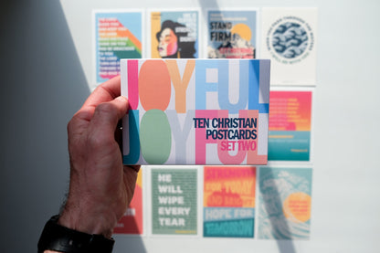 Pack of 10 Christian postcards. SET TWO - The Christian Poster Company