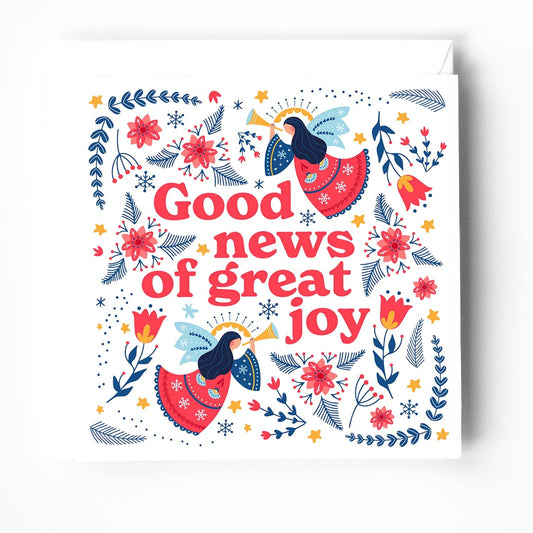 Pack of 5 Christmas cards with bible verse - The Christian Poster Company