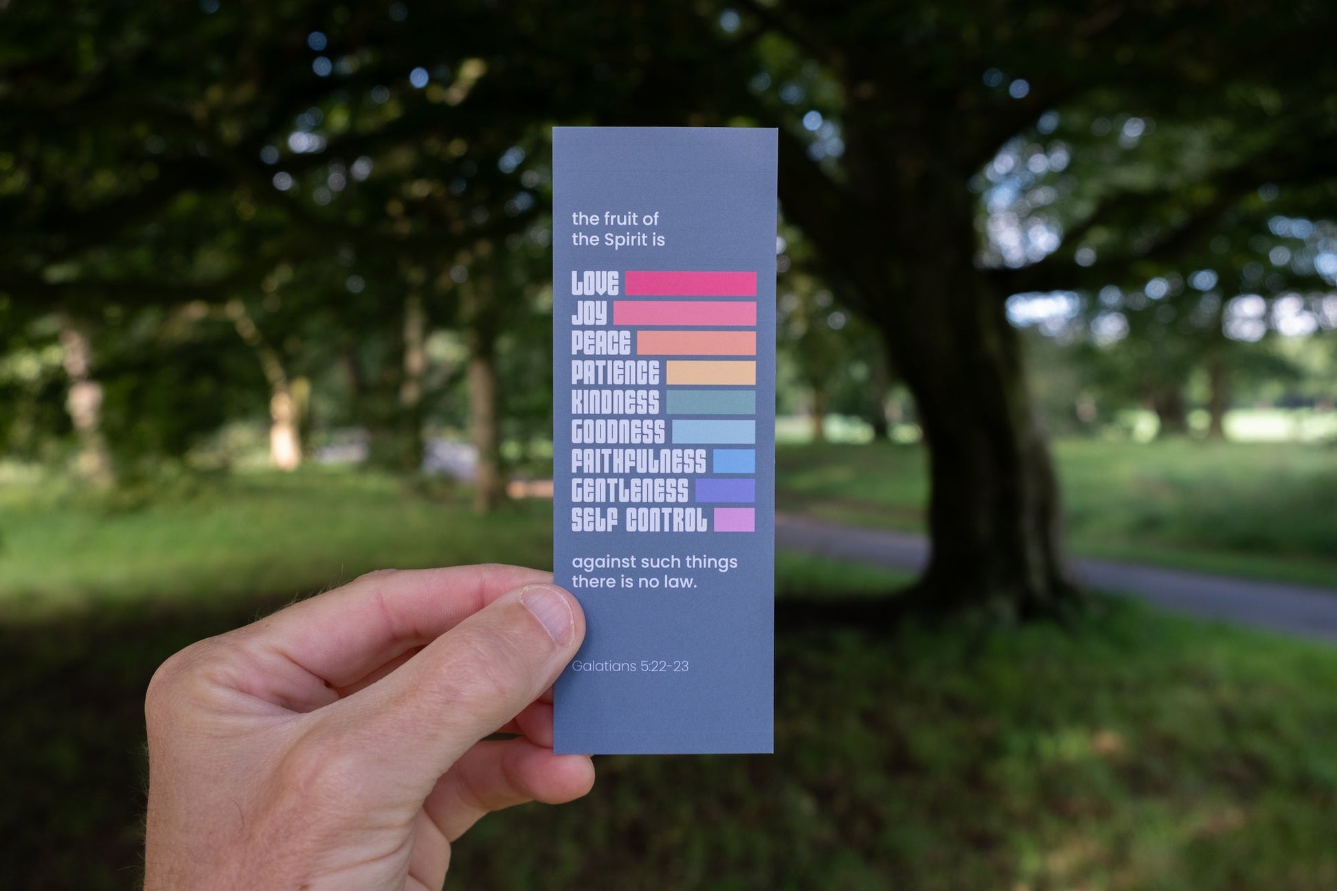 Pack of Christian bookmarks. SET ONE. 8 different designs. - The Christian Poster Company