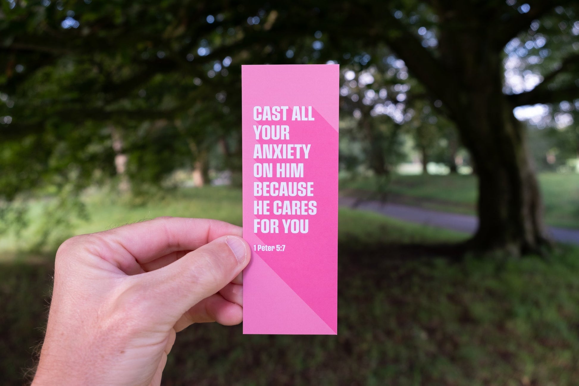 Pack of Christian bookmarks. SET ONE. 8 different designs. - The Christian Poster Company