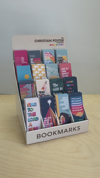 Bookmark display unit with 480 bookmarks