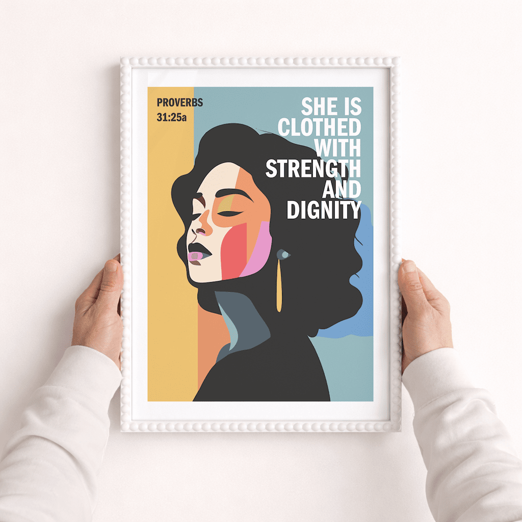 Proverbs 31 A3 framed poster - The Christian Poster Company