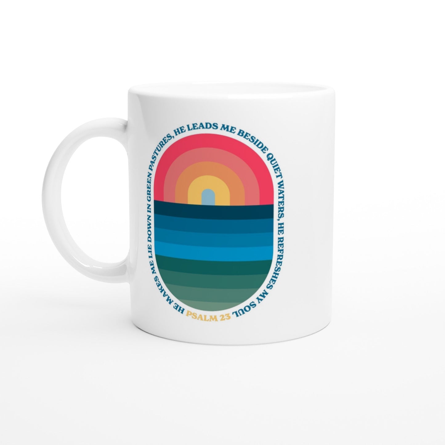 Psalm 23 mug - The Christian Poster Company