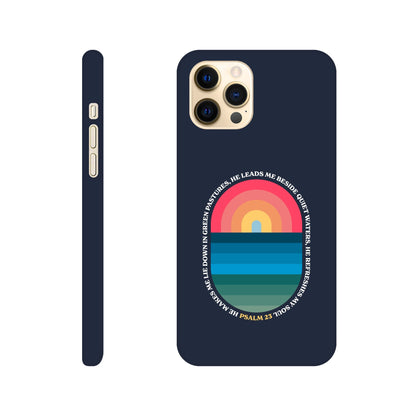 Psalm 23 phone case. He refreshes my soul - The Christian Poster Company