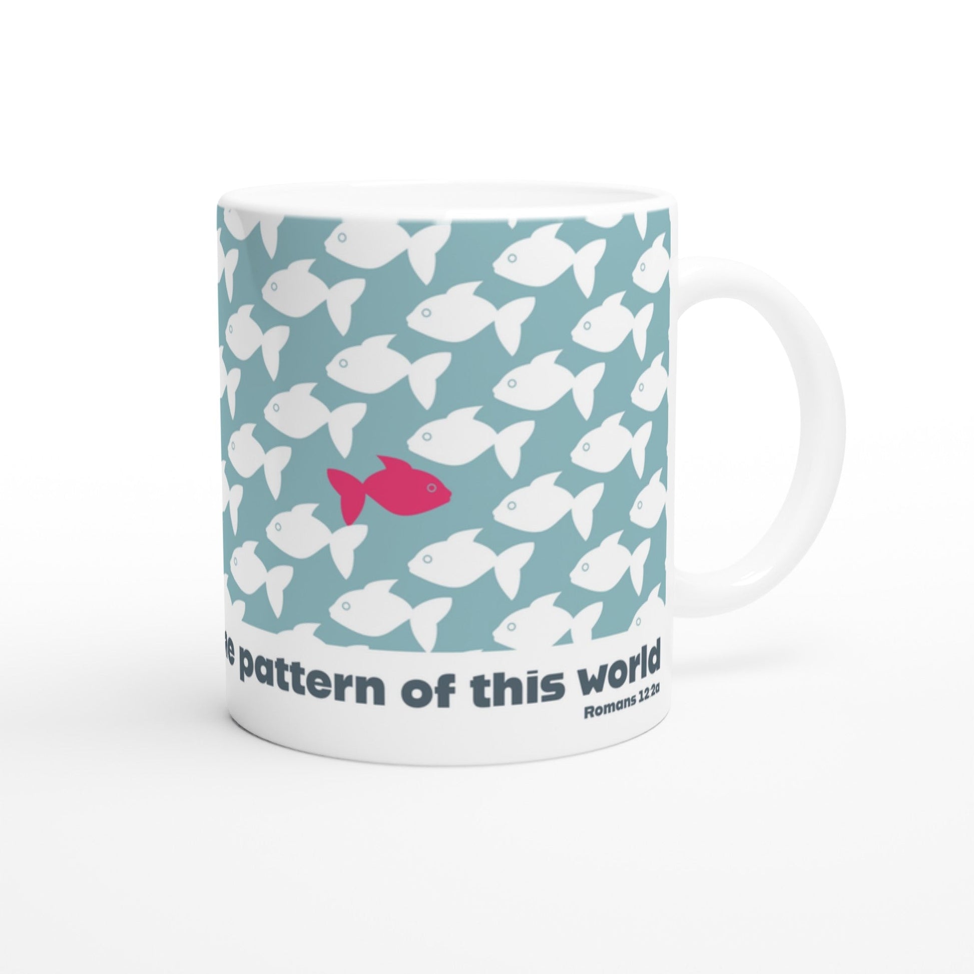Romans 12 verse 2 mug. Do not conform to the pattern of this world. - The Christian Poster Company