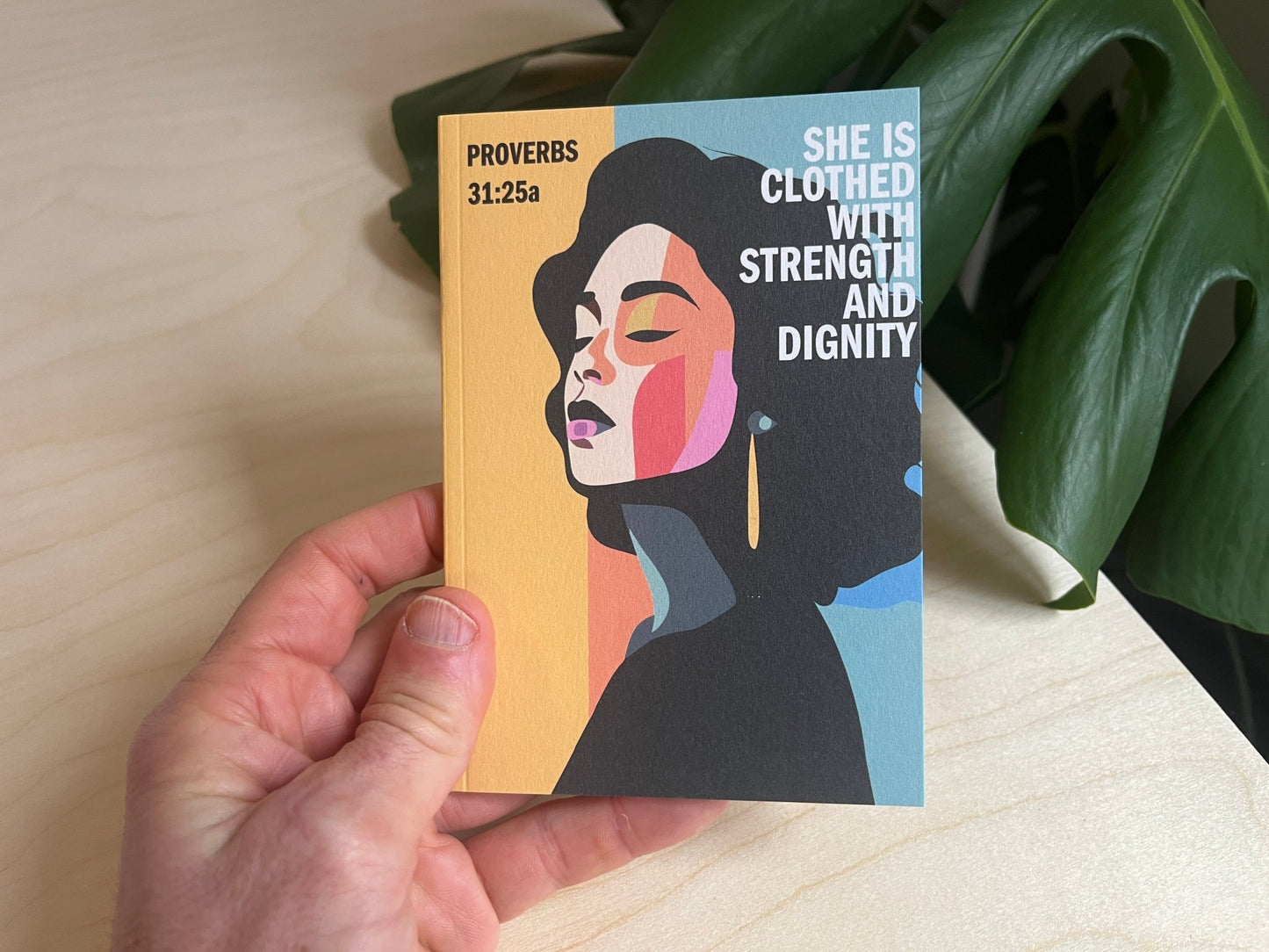 Samples sale. A6 Notebook. Proverbs 31 cover design. Dotted pages - The Christian Poster Company