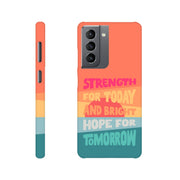 Strength for today phone case. - The Christian Poster Company