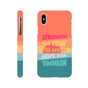 Strength for today phone case. - The Christian Poster Company