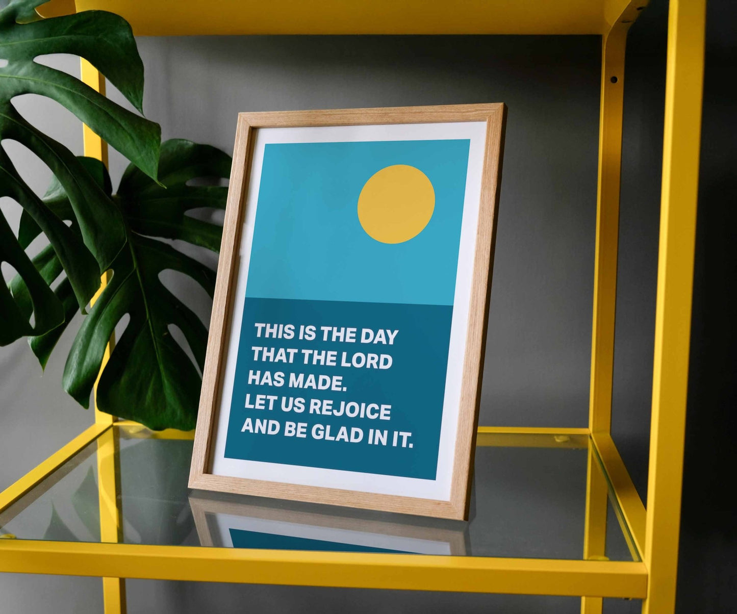 This is the day that the Lord has made A4 framed poster - The Christian Poster Company