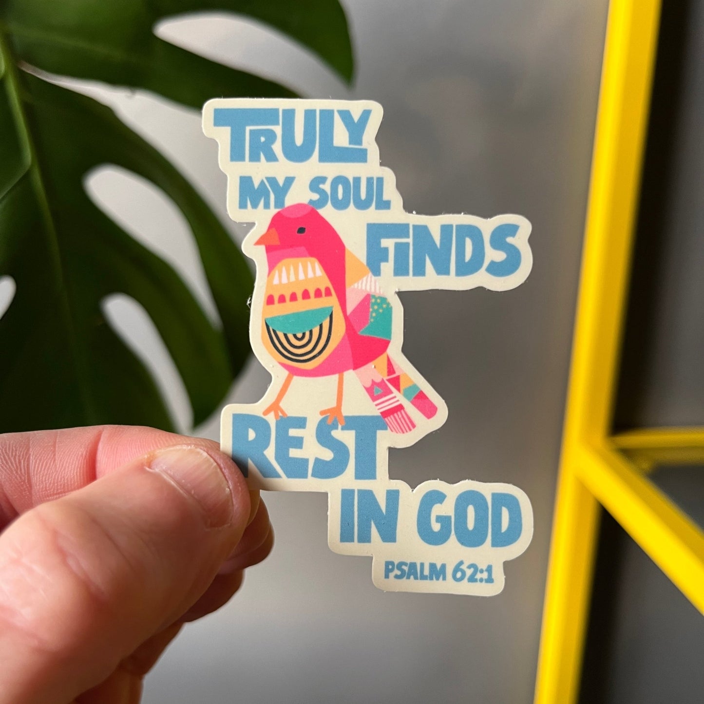 Truly my soul sticker - The Christian Poster Company
