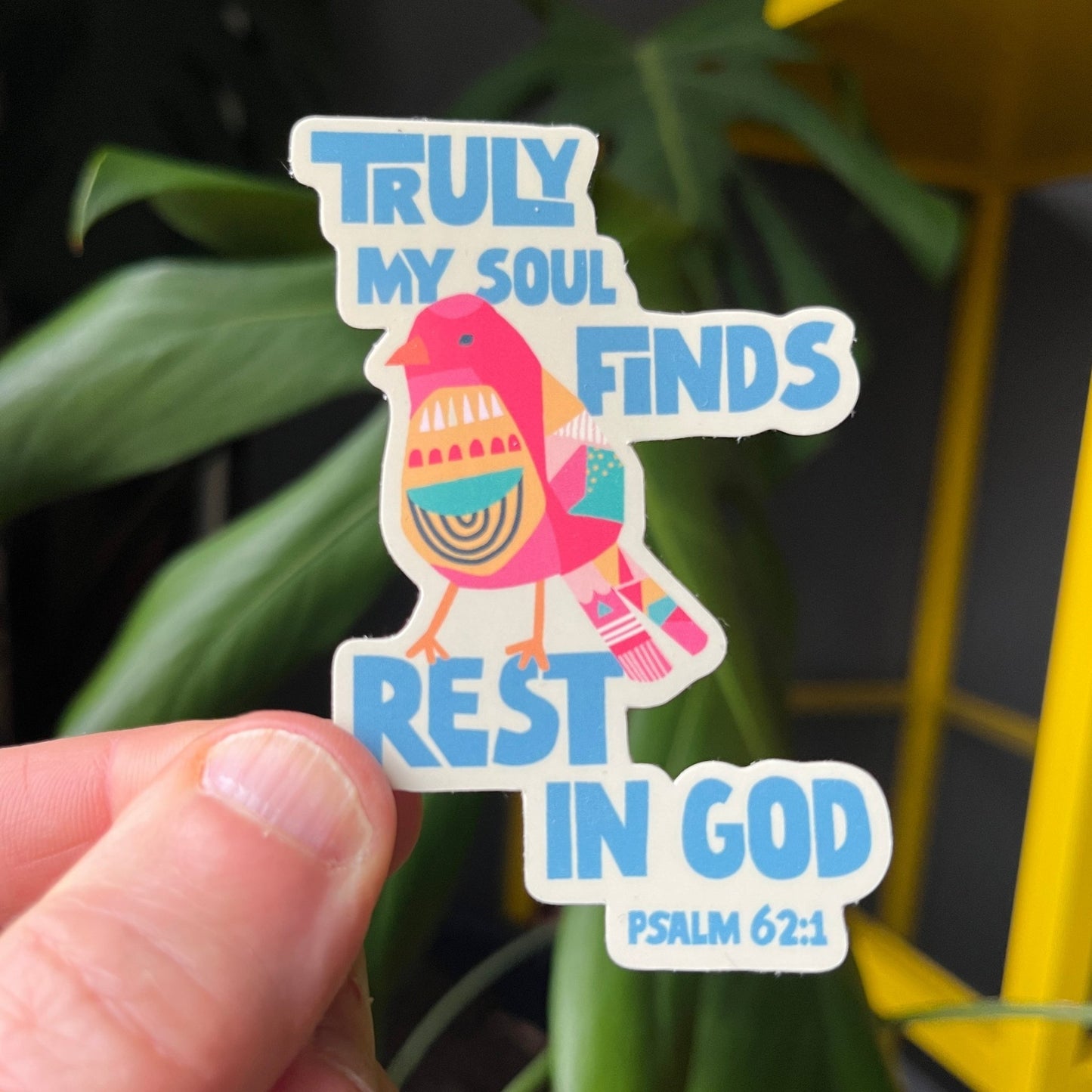 Truly my soul sticker - The Christian Poster Company
