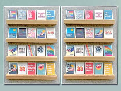 WHOLESALE PACK of 80 Christian postcards. Mixed designs. - The Christian Poster Company